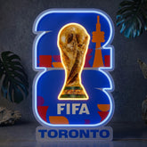 Enseigne néon Coupe du Monde de la FIFA 2026 Toronto