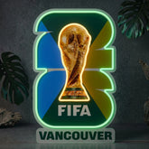 Enseigne néon « Vancouver FIFA World Cup City »