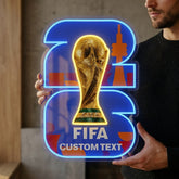 Enseigne néon personnalisée Coupe du Monde - Philadelphie