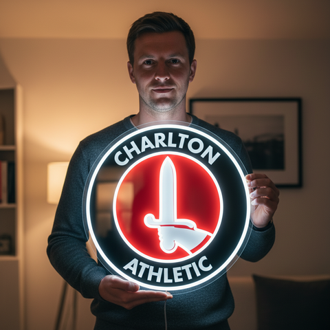 Enseigne néon Charlton Athletic