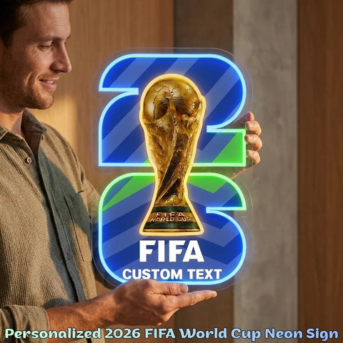Enseigne néon personnalisée Coupe du Monde - Philadelphie