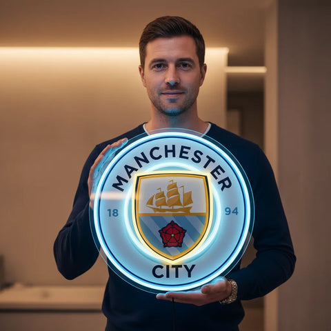 Enseigne lumineuse Manchester City