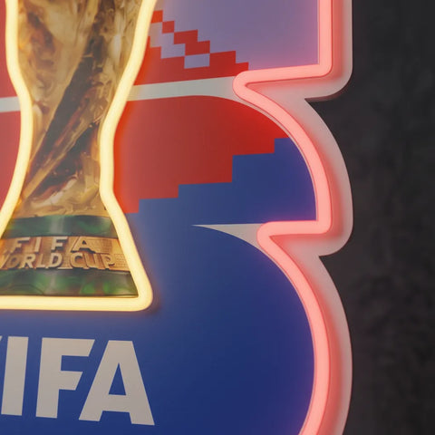 Enseigne néon Coupe du Monde de la FIFA 2026 Baie de San Francisco