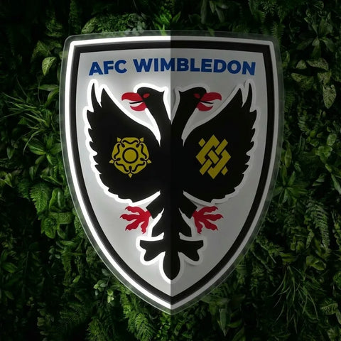 AFC Wimbledon Crests Neon Sign