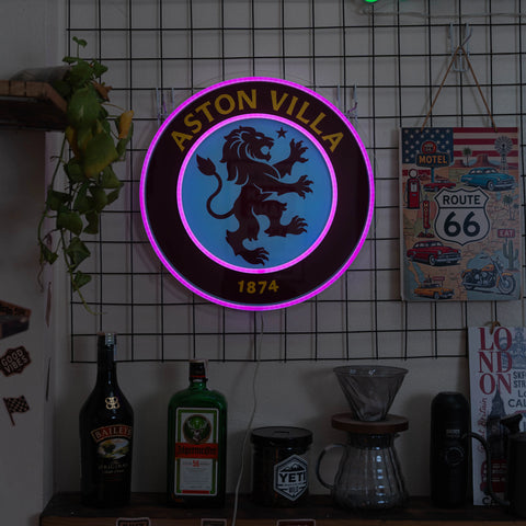 Enseigne néon Aston Villa