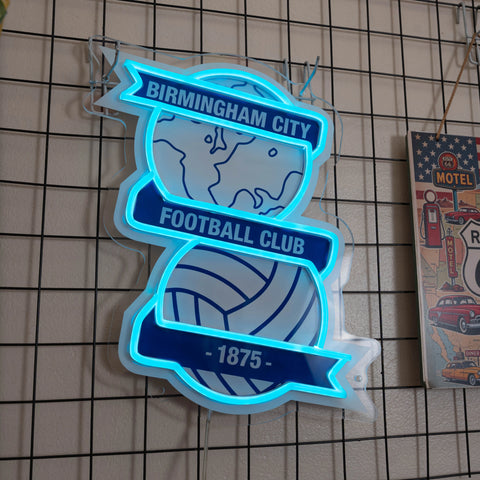 Enseigne néon Birmingham City