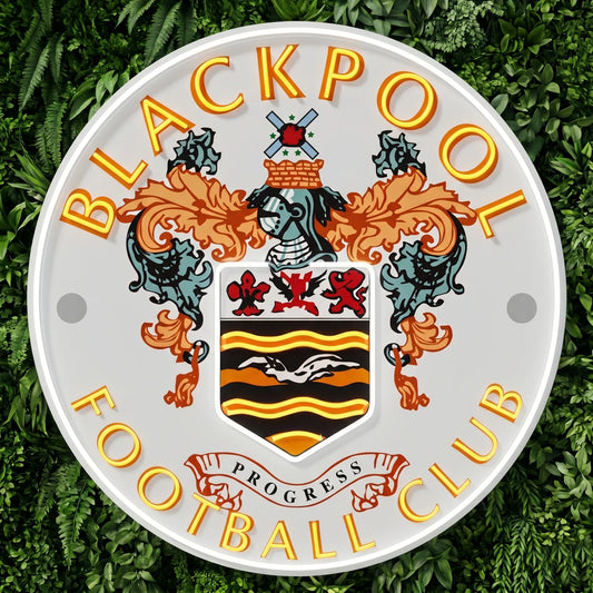 Enseigne néon blason Blackpool FC
