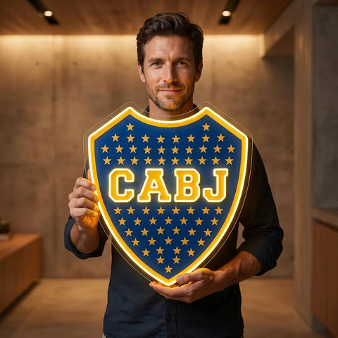 Enseigne néon Boca Juniors