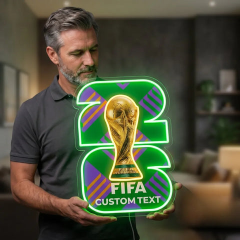 Enseigne néon personnalisée Coupe du Monde - Philadelphie