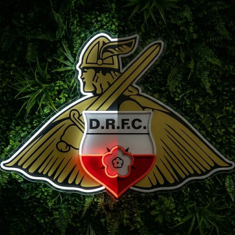Doncaster Rovers Crest Neon Sign