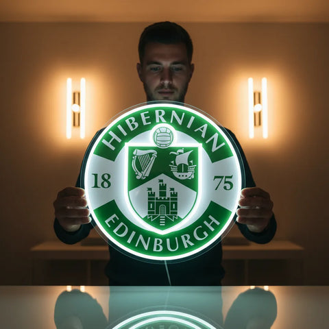 Enseigne néon FC Édimbourg