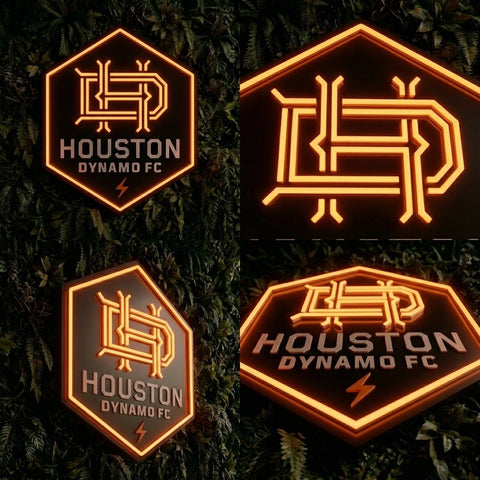 Enseigne néon Houston Dynamo