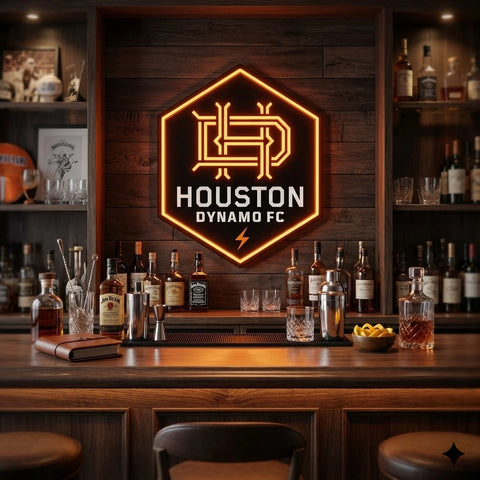 Enseigne néon Houston Dynamo