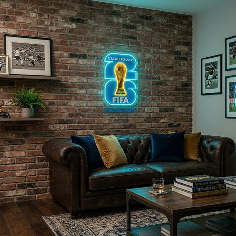 Houston World Cup Neon Sign