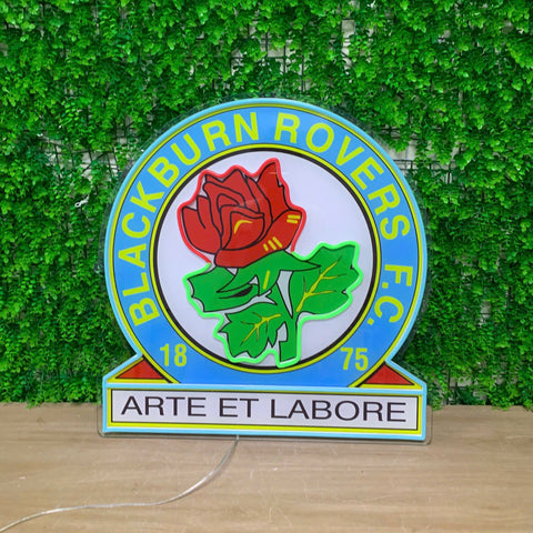 A circular Blackburn Rovers F.C.