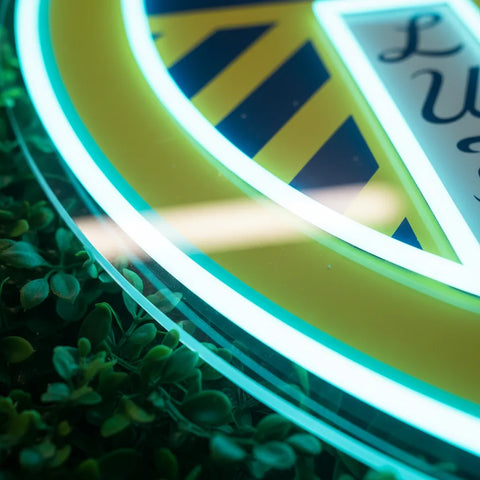 Enseigne néon Leeds United
