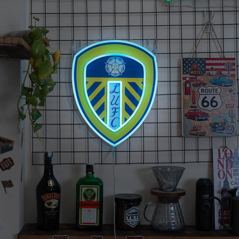 Enseigne néon Leeds United