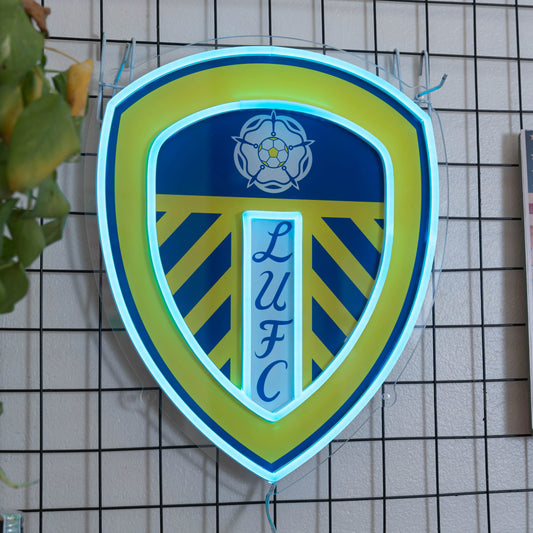 Enseigne néon Leeds United