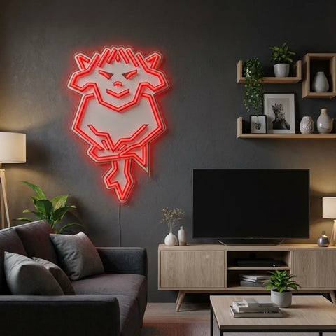 Lincoln City Crest Neon Sign