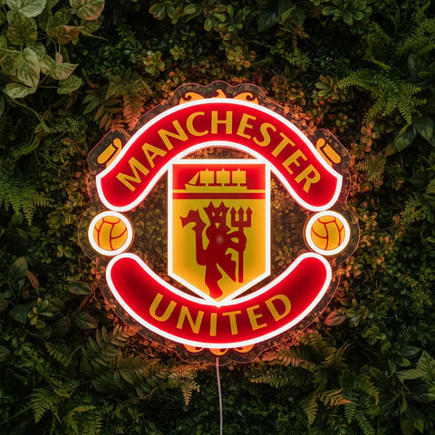 Manchester United Neon Sign
