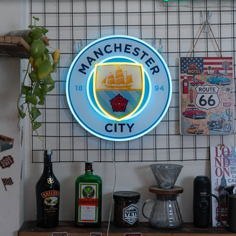 Enseigne lumineuse Manchester City