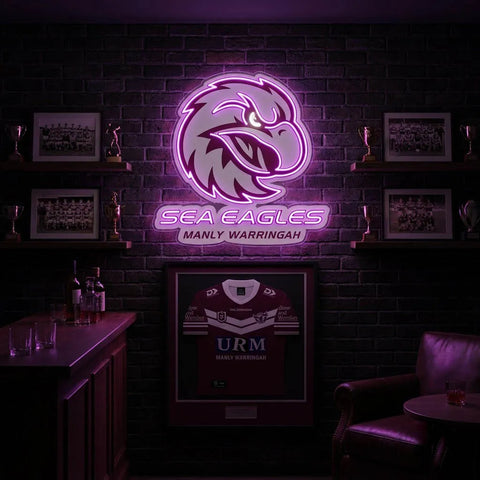 Manly Warringah Sea Eagles Neon Sign