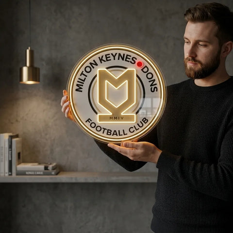Milton Keynes Dons Neon Sign