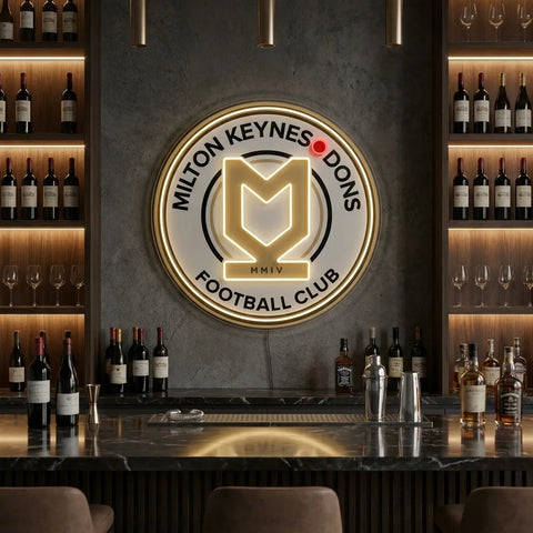 Milton Keynes Dons Neon Sign
