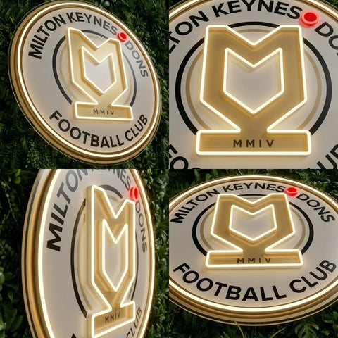 Milton Keynes Dons Neon Sign
