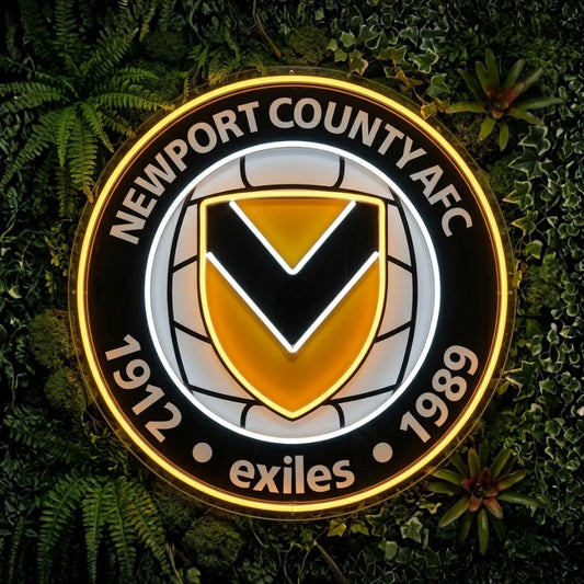 Enseigne au néon du comté de Newport