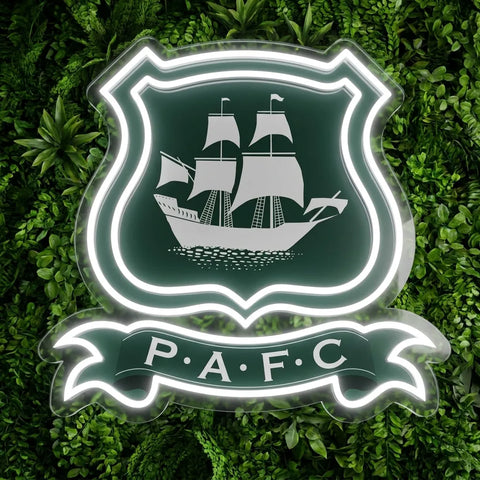 Plymouth Argyle Crest Neon Sign
