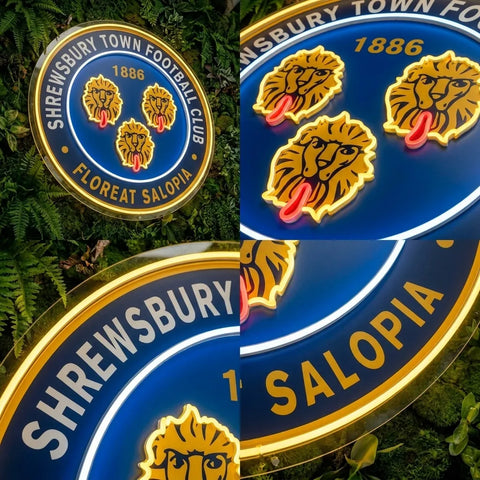 Enseigne néon Shrewsbury Town