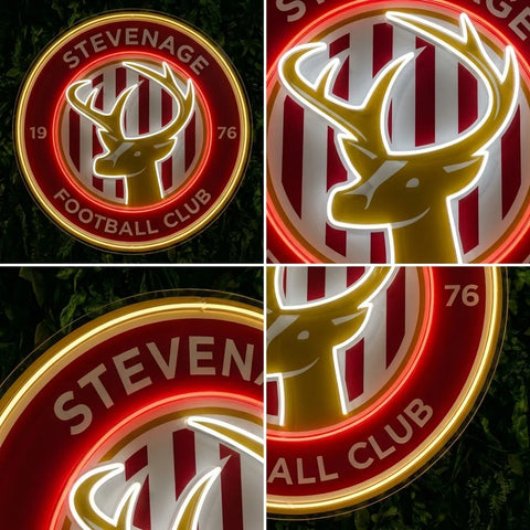 Stevenage FC Crest Neon Sign