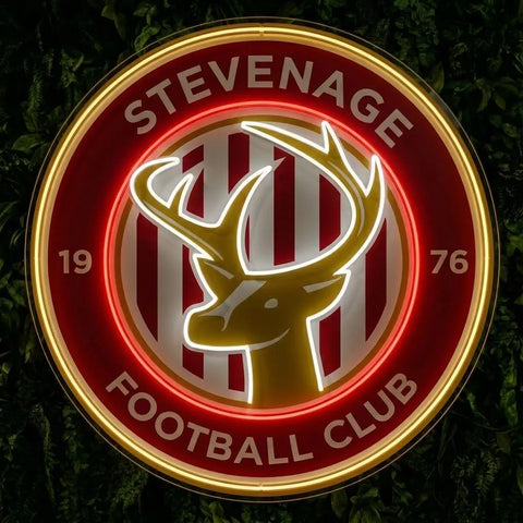 Stevenage FC Crest Neon Sign
