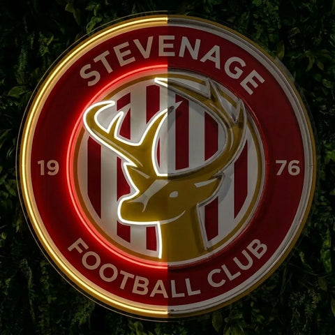 Stevenage FC Crest Neon Sign