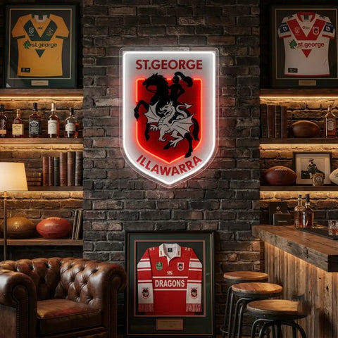 St George Illawarra Dragons Neon Sign