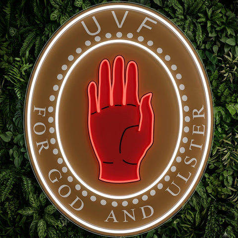 Enseigne néon Ulster Volunteer Force