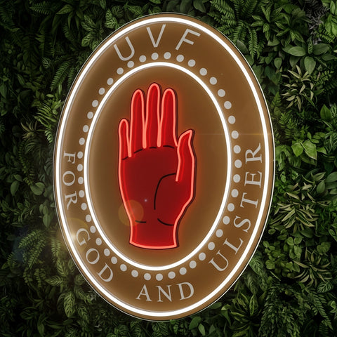 Enseigne néon Ulster Volunteer Force