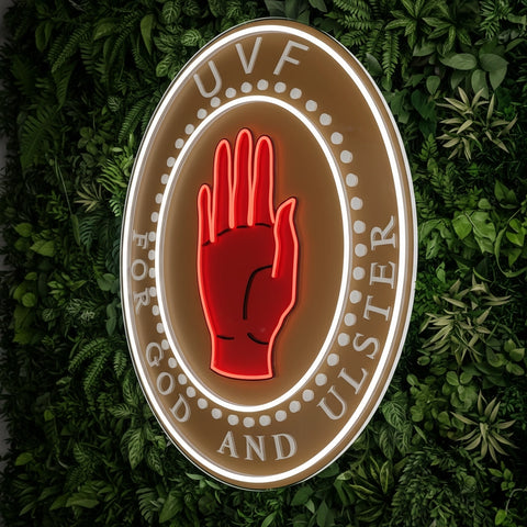 Enseigne néon Ulster Volunteer Force