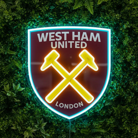 Enseigne néon West Ham United