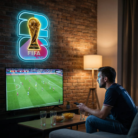 Enseigne néon personnalisée Coupe du Monde - ATLANTA