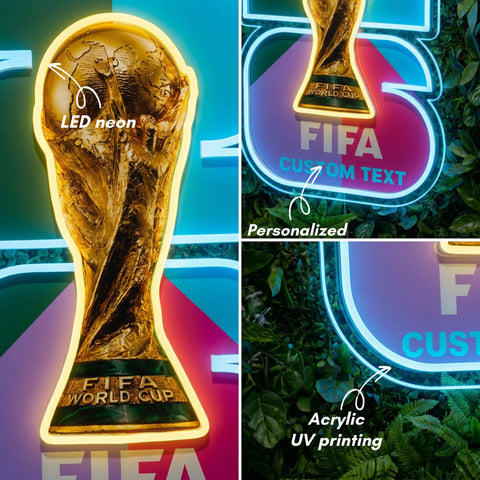 Enseigne néon personnalisée Coupe du Monde - ATLANTA