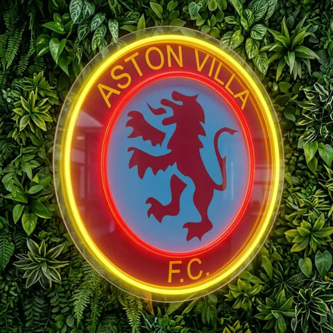 Enseigne Néon Aston Villa 1990
