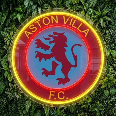 Enseigne Néon Aston Villa 1990