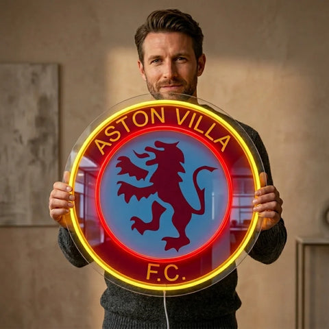 Enseigne Néon Aston Villa 1990