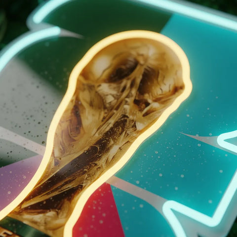 Enseigne néon Coupe du Monde de la FIFA 2026 Atlanta