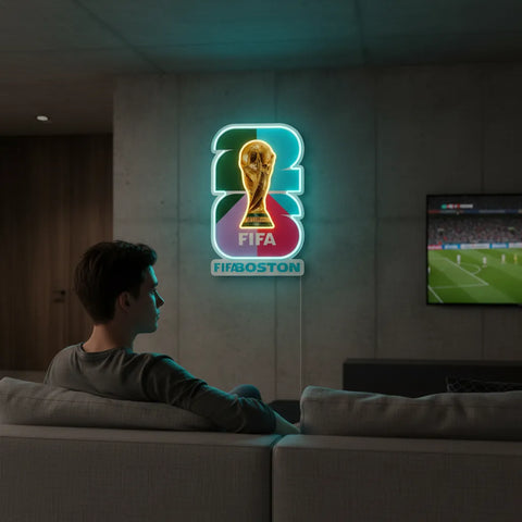 Enseigne néon Coupe du Monde de la FIFA 2026 Atlanta