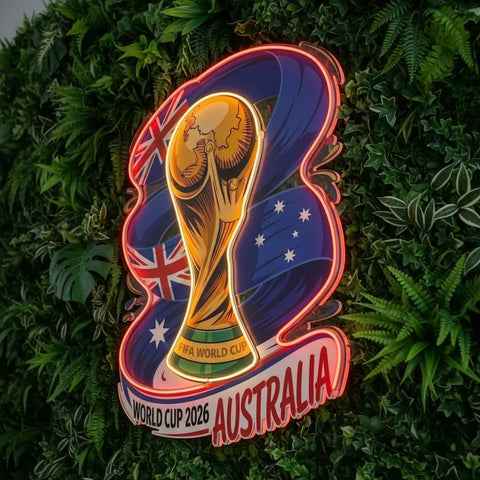 Enseigne néon de l'équipe nationale d'Australie