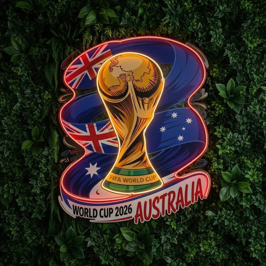 Enseigne néon de l'équipe nationale d'Australie
