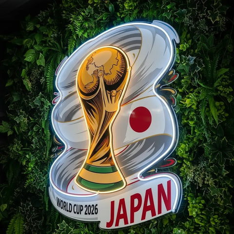 Enseigne néon de l'équipe nationale japonaise